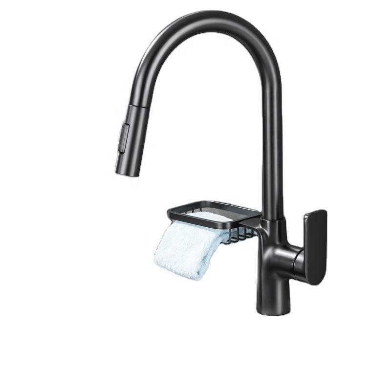 Kitchen Faucet with Pull-out Spout Pre-rinse Restaurant 360 Rotation Kitchen Sink Faucet Extender Spouts