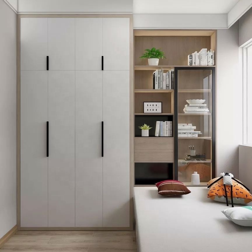 ISO9001 Professional Bedroom Furniture Organizer Portable Swing Door Wardrobe Closet For Kids