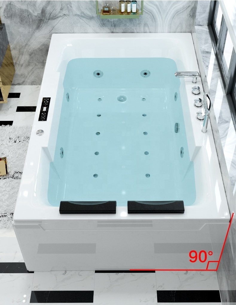 Acrylic Whirlpool Freestanding Surfing Massage Spa Bathtub