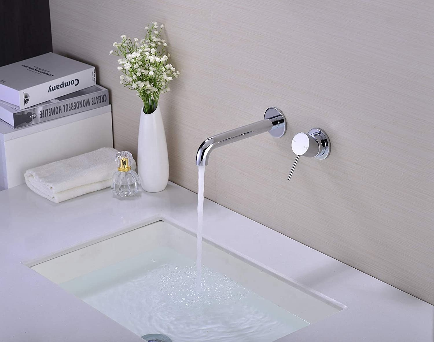 Concealed Bathroom Sink Ultra Thin Basin Faucet Mixers Taps Black Faucet Antique