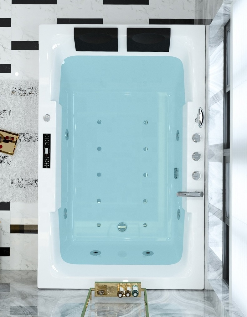 Acrylic Whirlpool Freestanding Surfing Massage Spa Bathtub