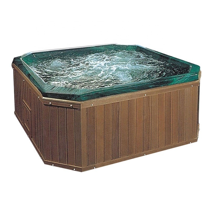 Luxurious Outdoor Bathtub Acrylic Spa Massage Bathtub Big Size With 2 3 Person