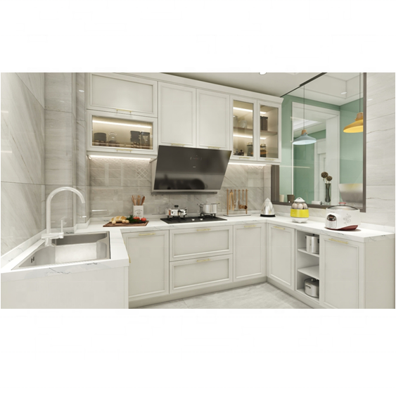 American Style Kitchen Cabinet Simple Design For Small Kitchen