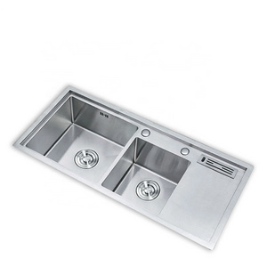 100% Brand New under mount double bowl durable stainless steel sink 304 ss kitchen sink