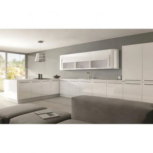 Modern Kitchen Design Moisture Proof Wood Particle Board Island Whole Large Kitchen Cabinets