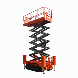 Hydraulic Crawler Scissor Lift Working Platform Rough Terrain Personal Track Electric Scissor Lift