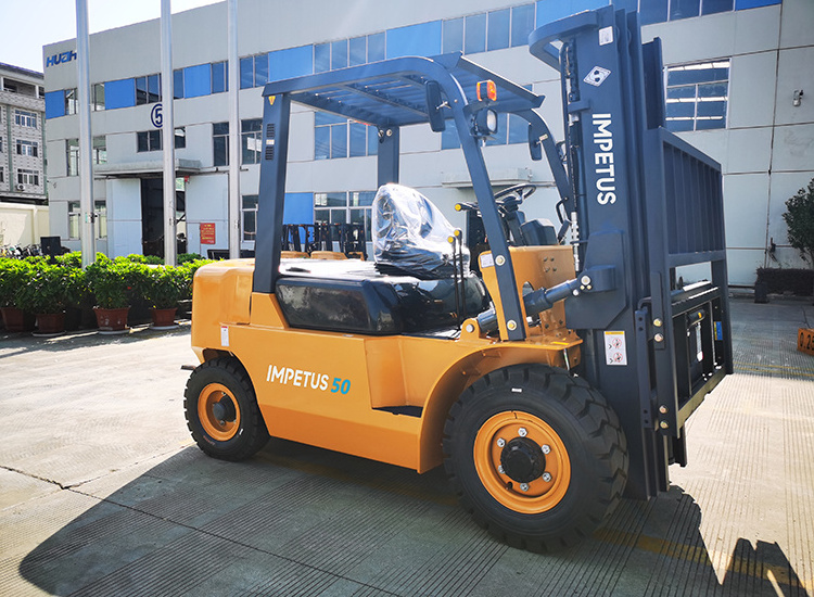 New 2022 Cpcd 50 Diesel Forklift Diesel Forklift Solid Tires 5.5 Ton 5 Tons Diesel Engine Fork Lift 5 Ton Epa Engine Clark Pump