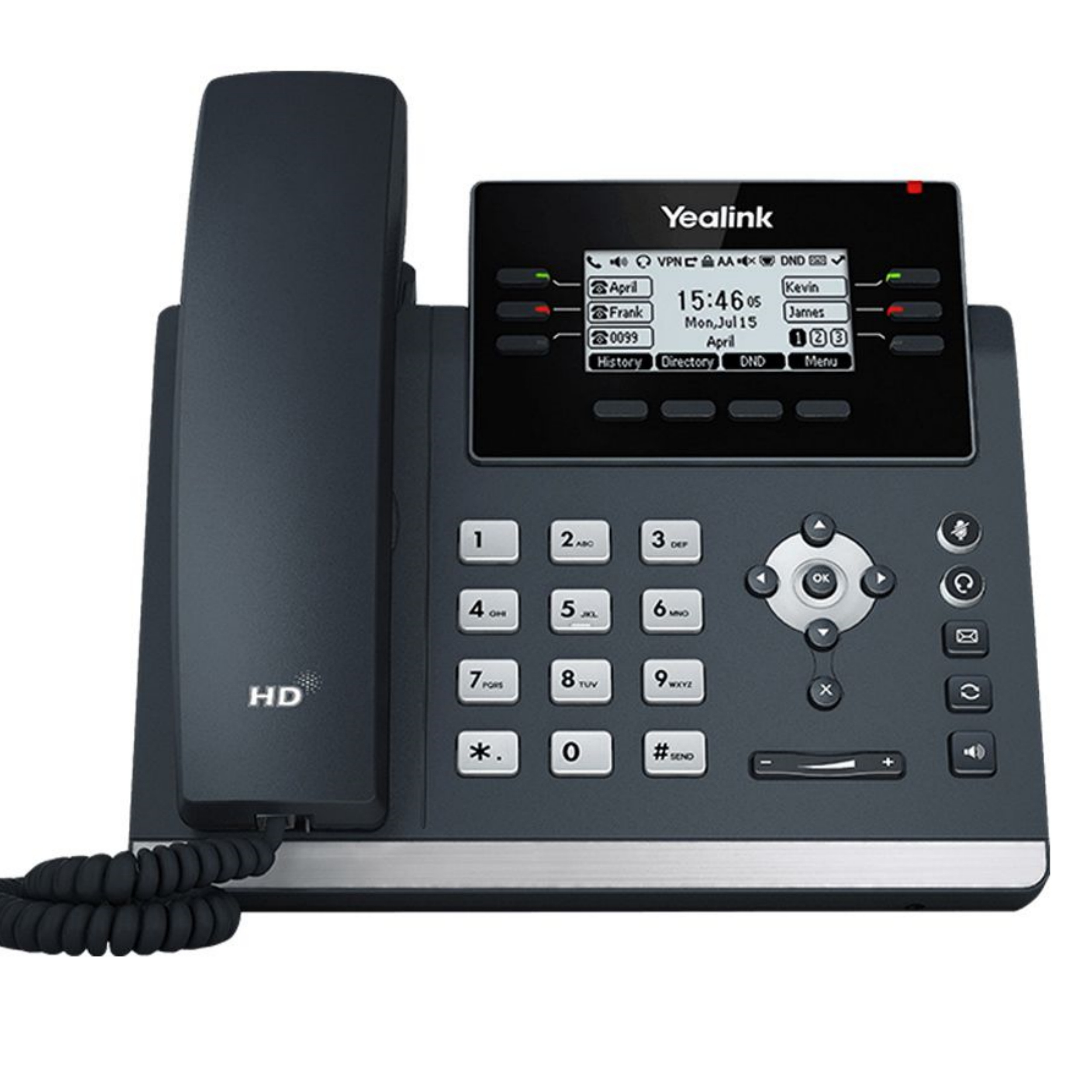 Yea-link T42U HD Voice 3-Line VoIP IP POE Speaker Phone