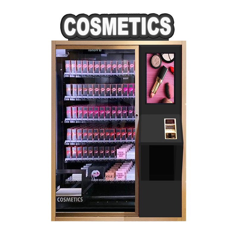 imt Custom Lashes Hair Beauty Cosmetic Pink Vending Machine for press on nail nail art items in airport