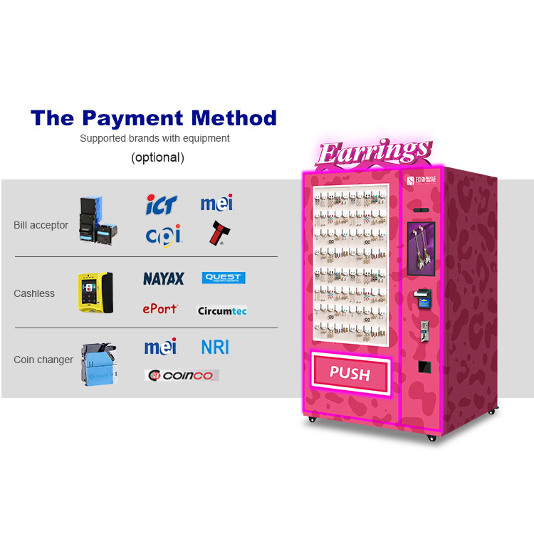 Card Reader Eyelashes And Cosmetics With keyboard Skin Care Beauty Cosmetic Automatic Vending Machine