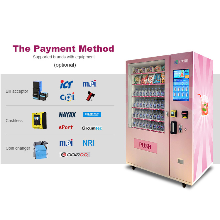 IMT Popular Vending Machine Use Snack Drinks Soda Vending Machine With Payment System