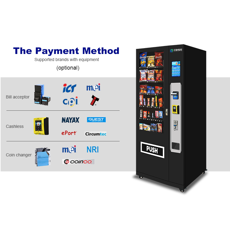 IMT High Tech Vending Machines Sale Cold Drink Vend Waterproof Outdoor Vending Machine