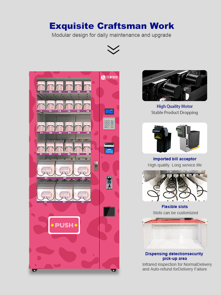 Popular Vending  Care Perfume Products Vending Machine Makeup Combination Vending Machine Beauty Coin Operated Machine