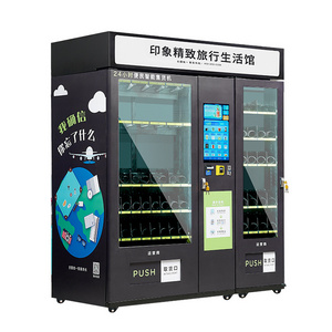 Self Service Automatic Touch Screen Vending Machine Combo Vending Machine For Foods And Drinks