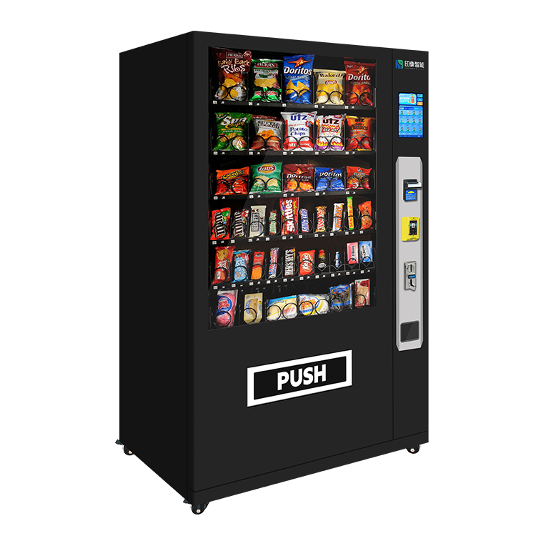 Hot Selling Combo Vending Machine  Small Vending Machine Sale For Foods And Drinks Digital Combo Black Vending Machines