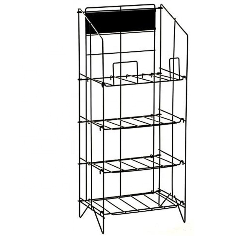 Save space simple magazine rack newspaper rack storage bookshelf books racks folding for shop