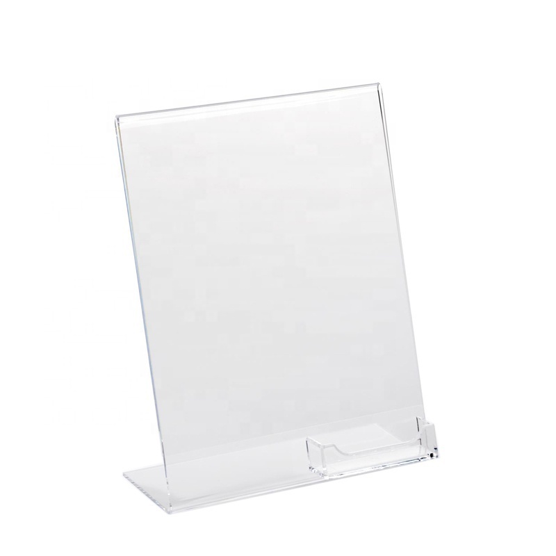 Wholesale A-Frame Plastic Advertising Signs Stand Business Frame Sign Acrylic Sign Holder Advertising Frames With Card Pocket