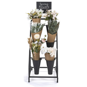 Florist shop display stands bouquet stand florist metal flower display stand for florist flower