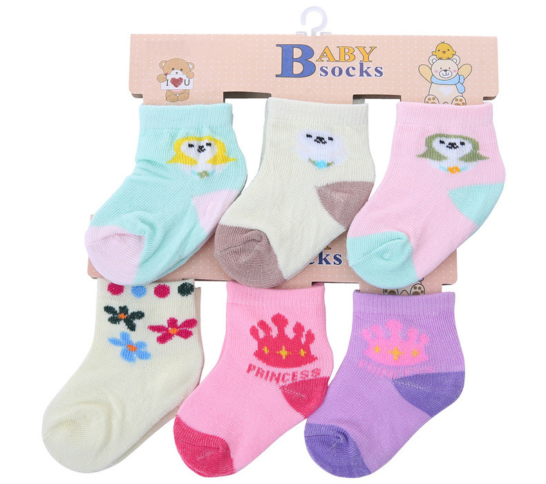 New Designs Cartoon Baby Socks Wholesale for Infant Toddler Kids Children