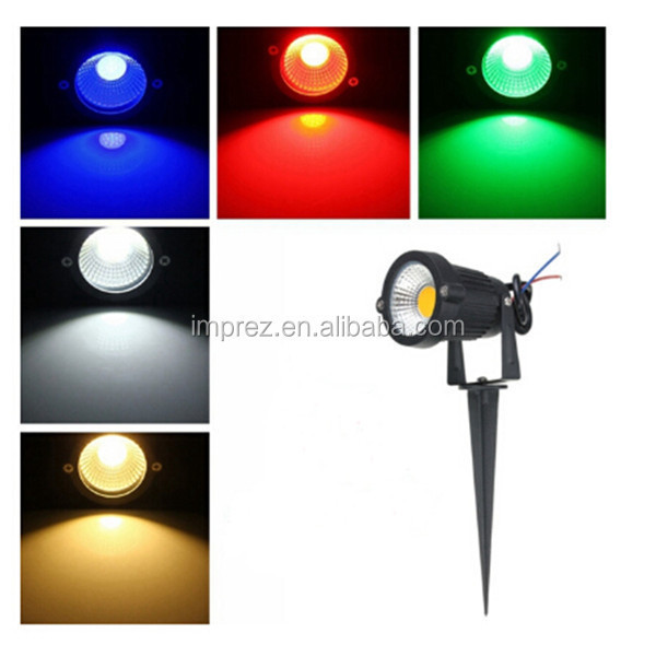 Hot Sale Multicolor Led Garden Lamp Bulb 4W/5W Landscape Lighting Waterproof IP65 Outdoor Lawn Yard Flood Light