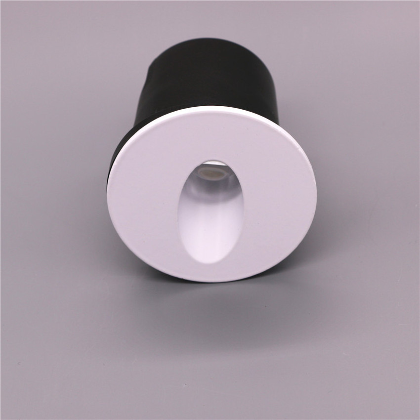 Wall Lamp Led Stair Light Aluminum Round 3W Recessed LED Step Lamp Pathway Wall Corner Lamps AC85-265V Wall Light