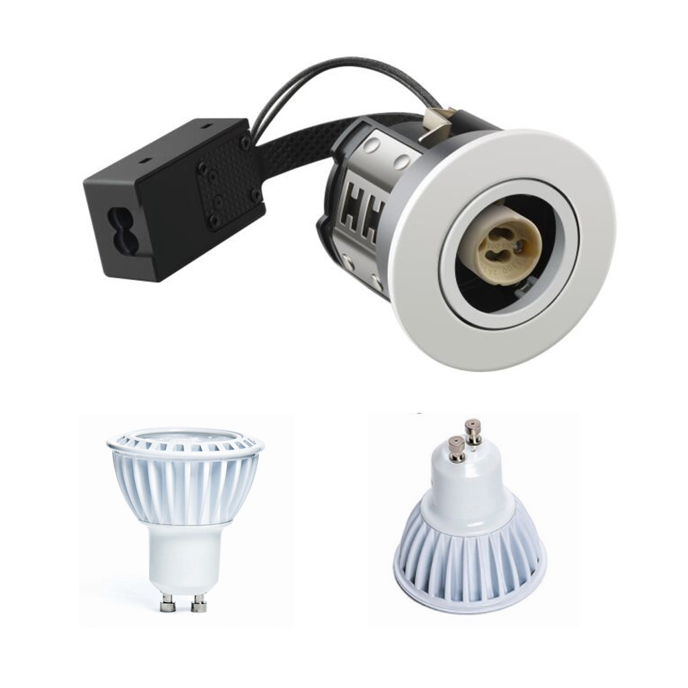 LED downlight housing  MR16  GU10 housing fitting ceiling recessed lamp with fast connector