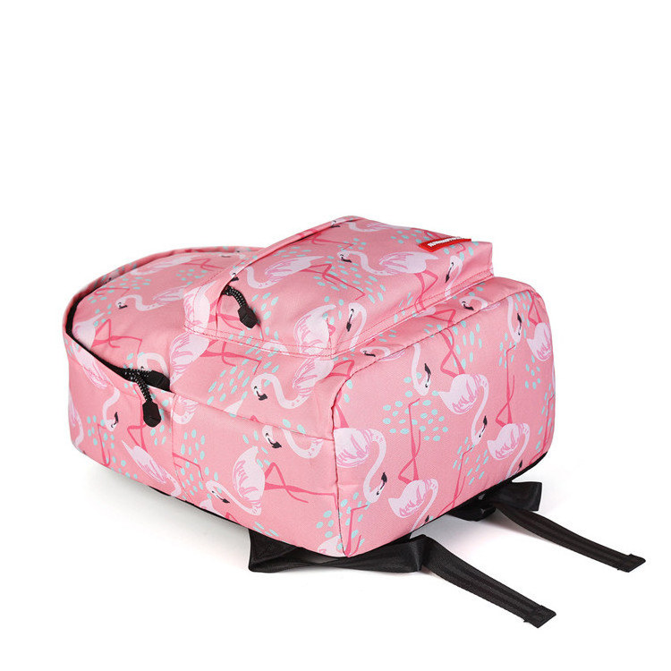 Flamingo backpack cute mini backpack rPET recycled material cartoon school bag kids book bag