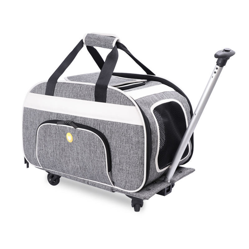 wheeled Pet bag Wheels Rolling Carrier Roller dog Carrier wheeled pet backpack travel pet carrier