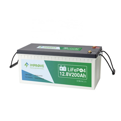 IMPROVE 12V 24V LiFePO4 100Ah 200Ah 300Ah Lithium Ion Phosphate Battery Pack for  Solar Energy System OEM Solar battery