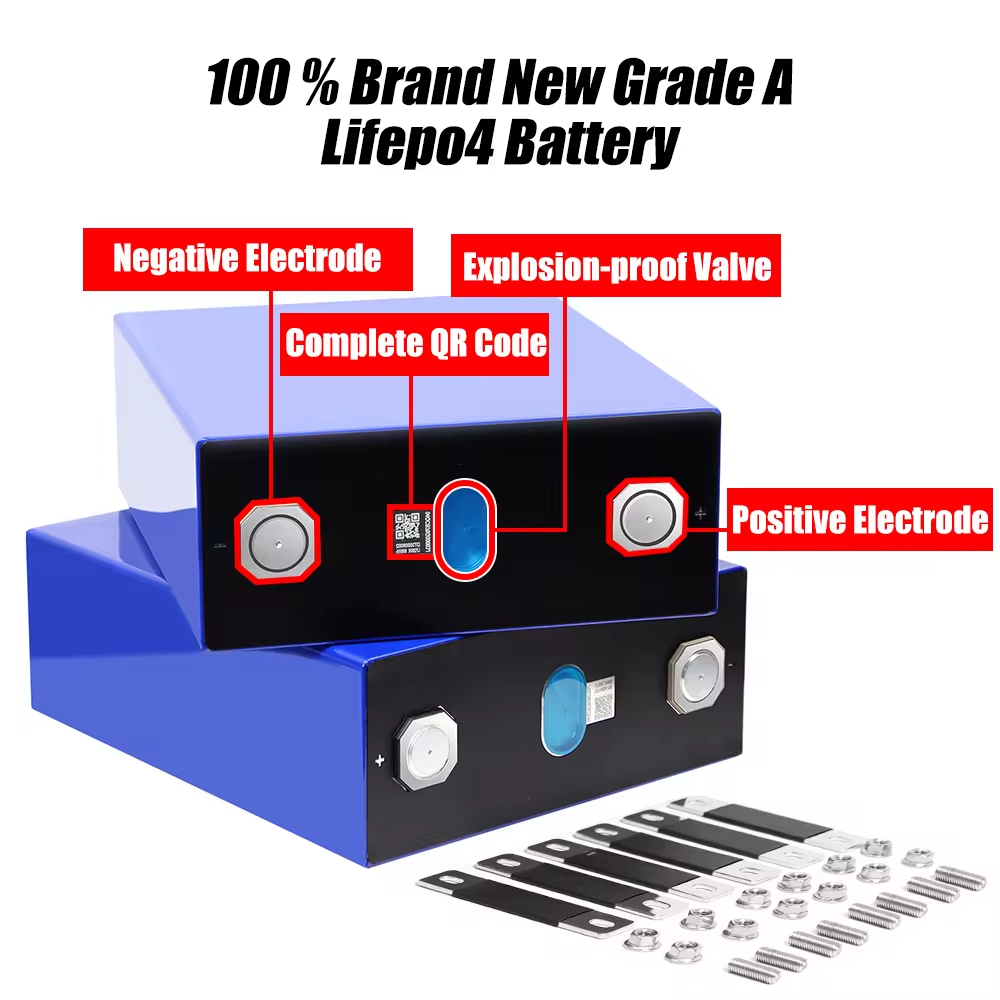 Newest V3 Version LF280K 3.2V 280Ah Battery Pack Lifepo4 Prismatic Battery Cells For RV Marine Caravan Batteries