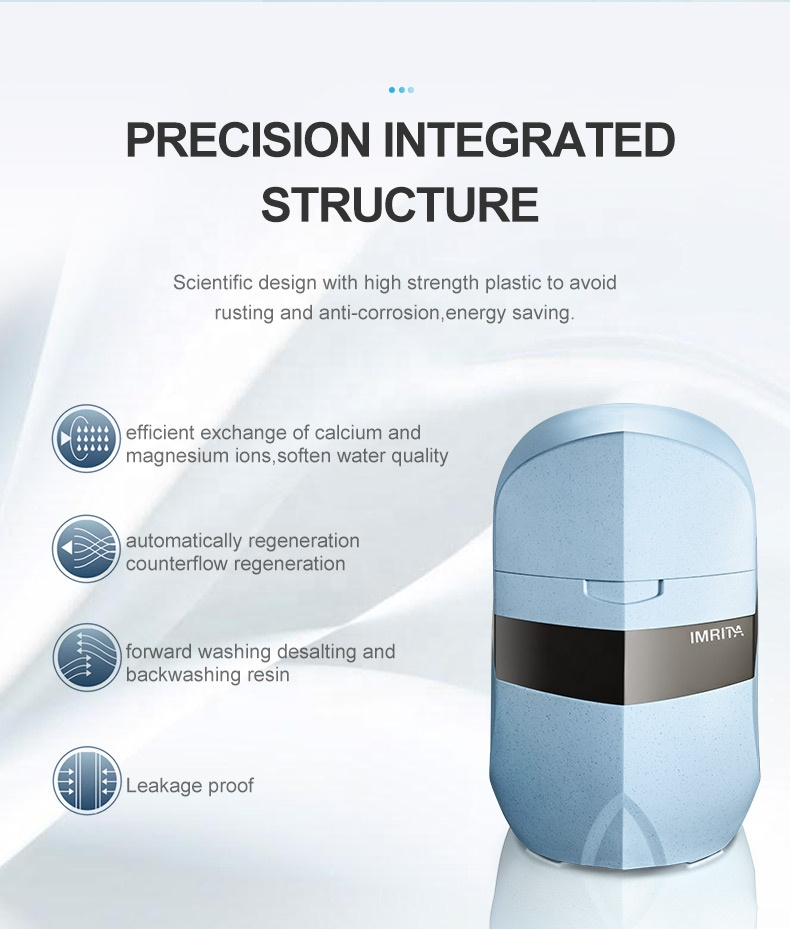 IMRITA Smart Central Water Softeners 1T/H Large Flow Capacity With Automatic Shut Off Valve For Home Use