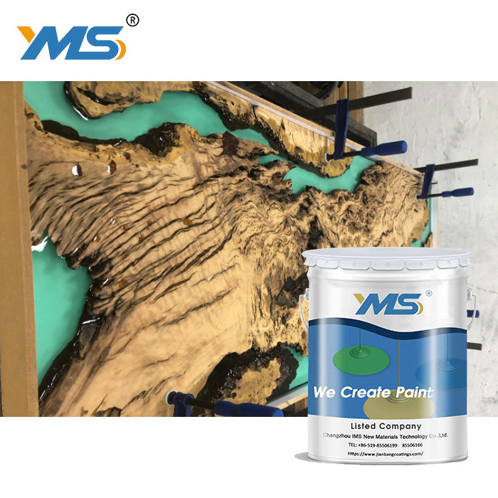 YMS OEM epoxy resin for river table AB glue adhesive liquid pigment silicone mold for epoxy resin crystal clear