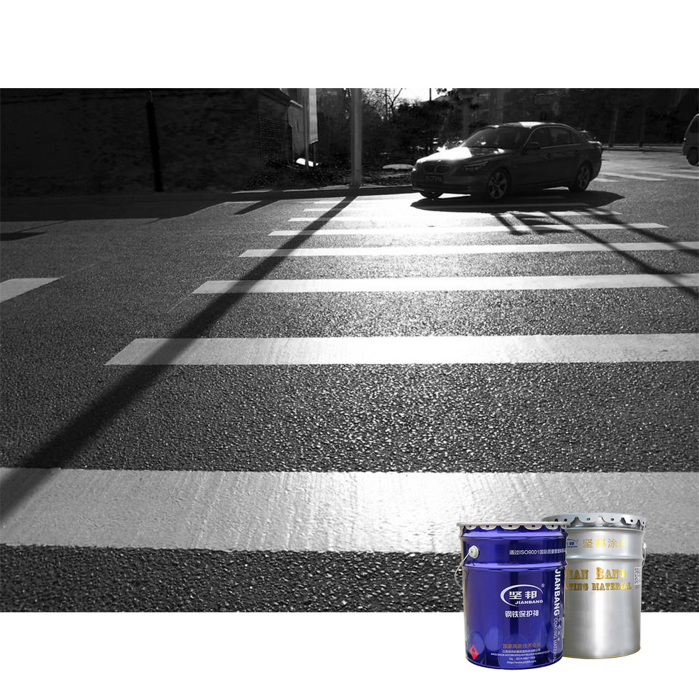 JIANBANG Two Component Excellent Quality Reflective Road Marking Traffic paint for Traffic Use