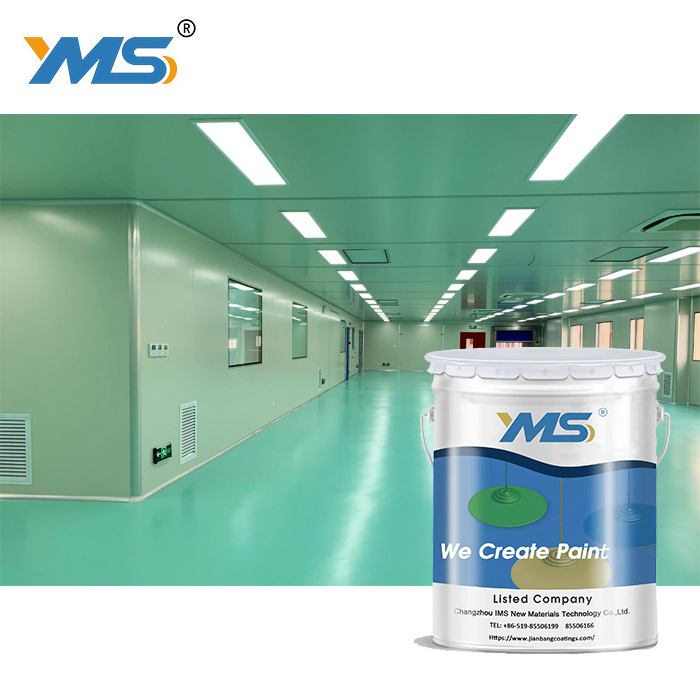 YMS BJ302 Epoxy Floor Coating Garage Paint Epoxy Resin Liquid Spray Customized Road Construction Epoxy Paint Curing Agent Glossy