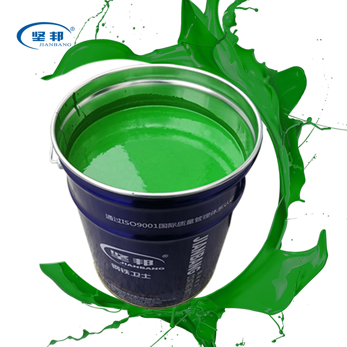 JIANBANG Satin look self leveling 100% solid epoxy floor paint for garage warehouse office