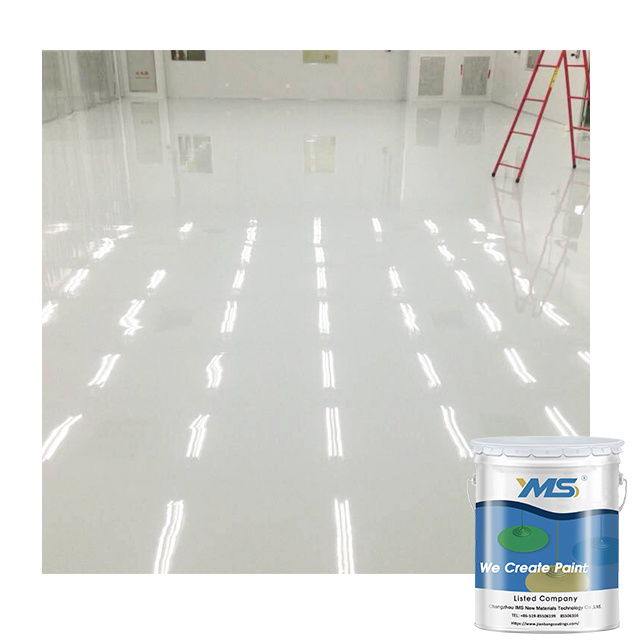 Self Leveling Floor Paint Clear Epoxy Resin Texture Epoxy Curing Agent Liquid Coating for Bathroom Floor Customized