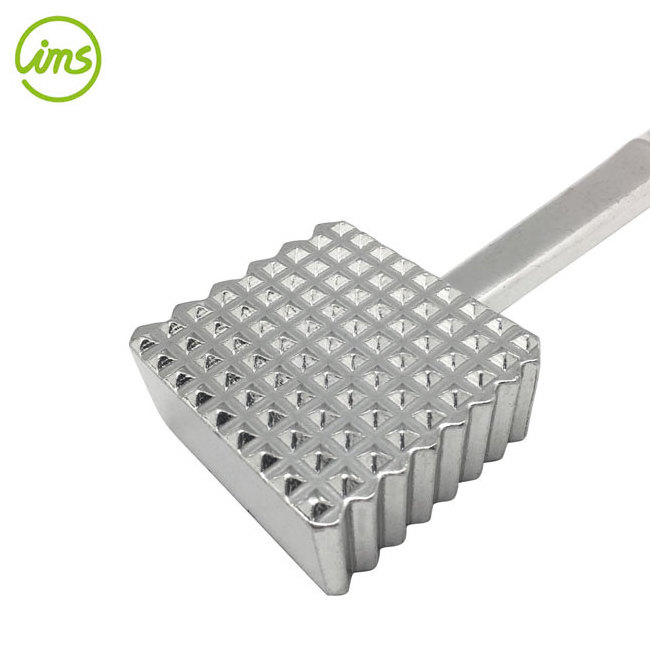 Aluminum Meat Tenderizer Dual Sided Pounder & Flattener