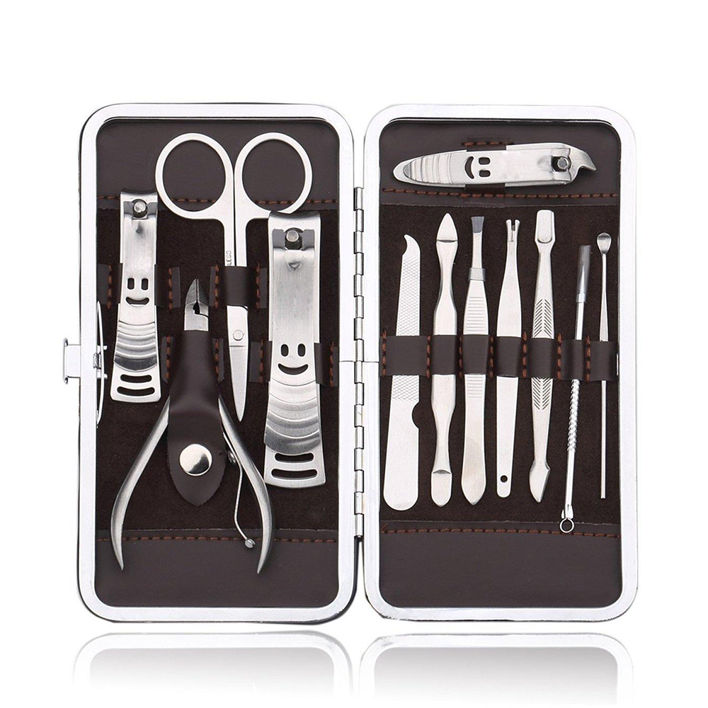 Professional Beauty Tools Manicure Kits High Quality Manicure & Pedicure Kits With Leather Case