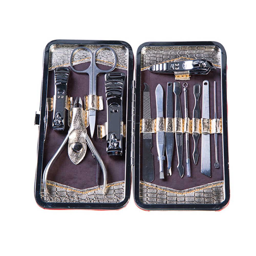 Professional Beauty Tools Manicure Kits High Quality Manicure & Pedicure Kits With Leather Case