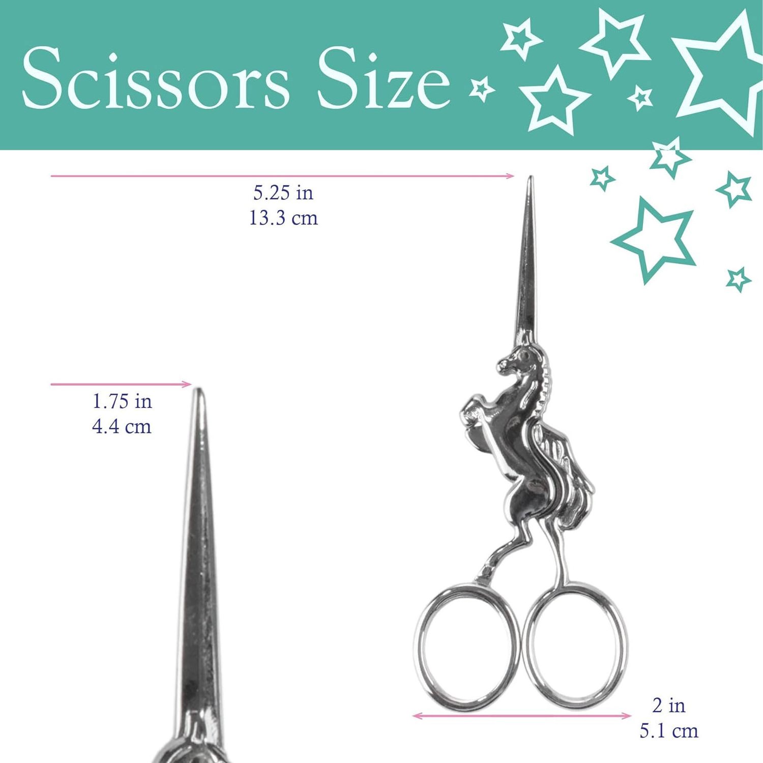 Wholesale Stainless Steel Scissors Silver 1 Pair High Quality Stork Scissors Stork Scissors Embroidery Craft