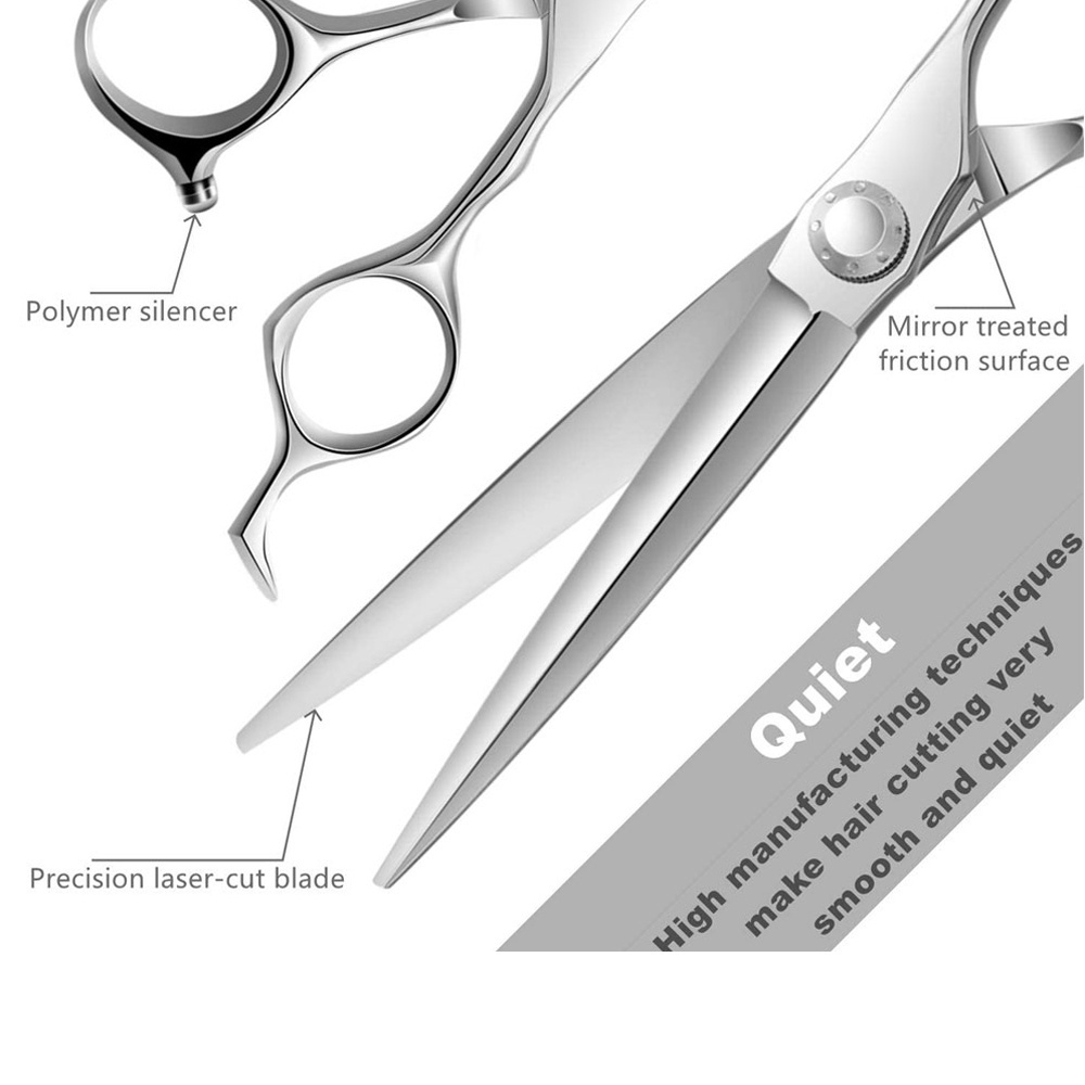 High-end Professional Extremely Very Sharp Barber Hair Cutting Scissors Hairdresser Shears For Hair 6.5 Inch Haircut Scissor