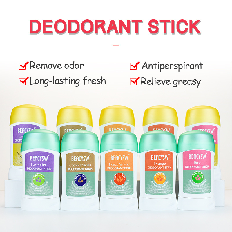 Private Label Deodorant Antiperspirant Clear Deodorant Stick Packaging Twist Up