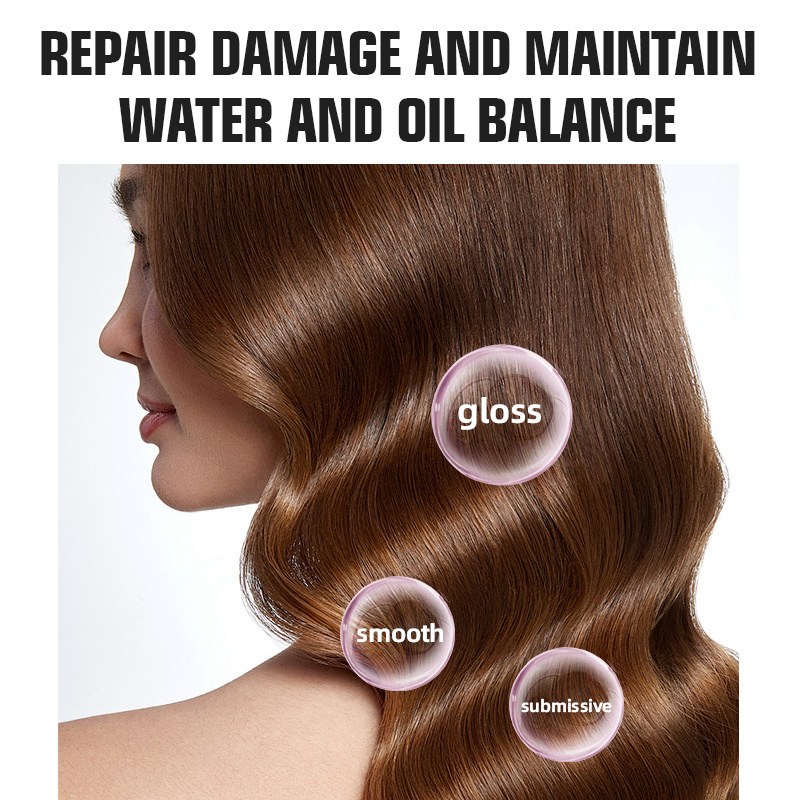 100ML Rose Oil Hair Oil Moisturizing, Hydrating & Nourishing Serum for All Hair Types Dry Scalp Treatment