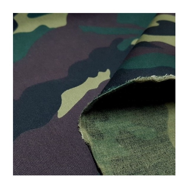 Camouflaged Twill Fabric Warm Winter Wear With Fleece