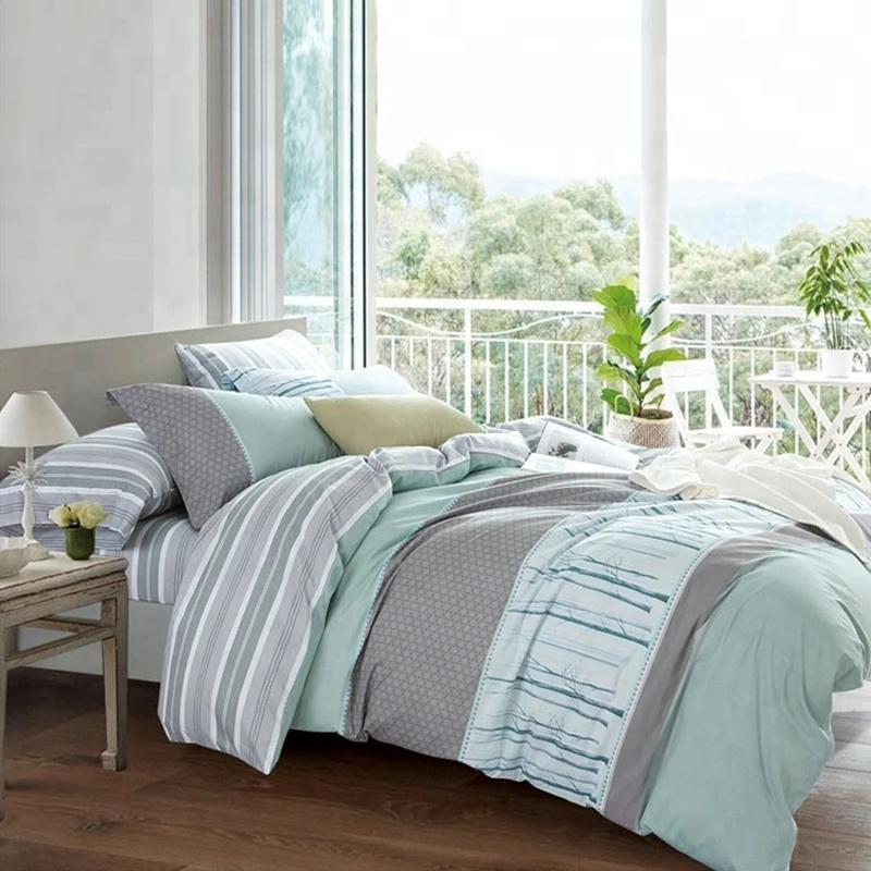 New Wholesale Duvet Cover Set-3PC OEM service Bedding Set extra soft duvet cove 100 % cotton latest design 2024 duvet cover