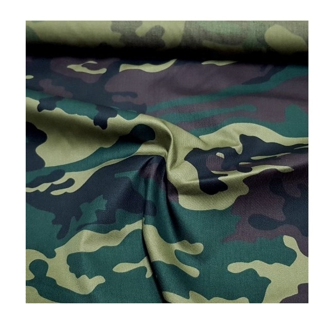 Camouflaged Twill Fabric Warm Winter Wear With Fleece