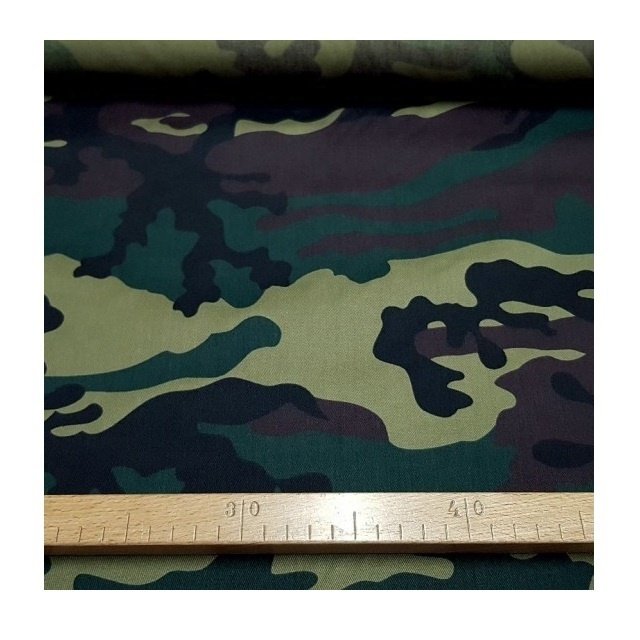 Camouflaged Twill Fabric Warm Winter Wear With Fleece