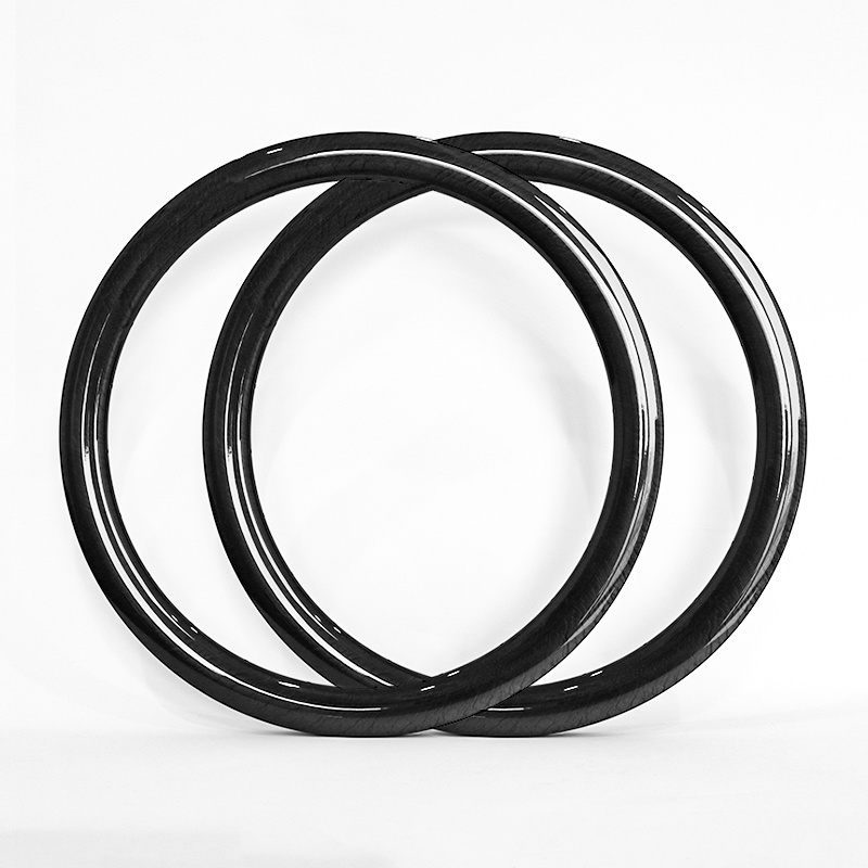 Full Carbon Fiber Rims 700C  25mm Width Road Bike Gravel  Bicycle Rims  Tubular  Clincher  Tubeless T700 T800 Support OEM