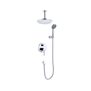 Luxury Exquisite European Style Waterfall Mounted Wall Bathroom Taps Mixer Shower Faucet Set