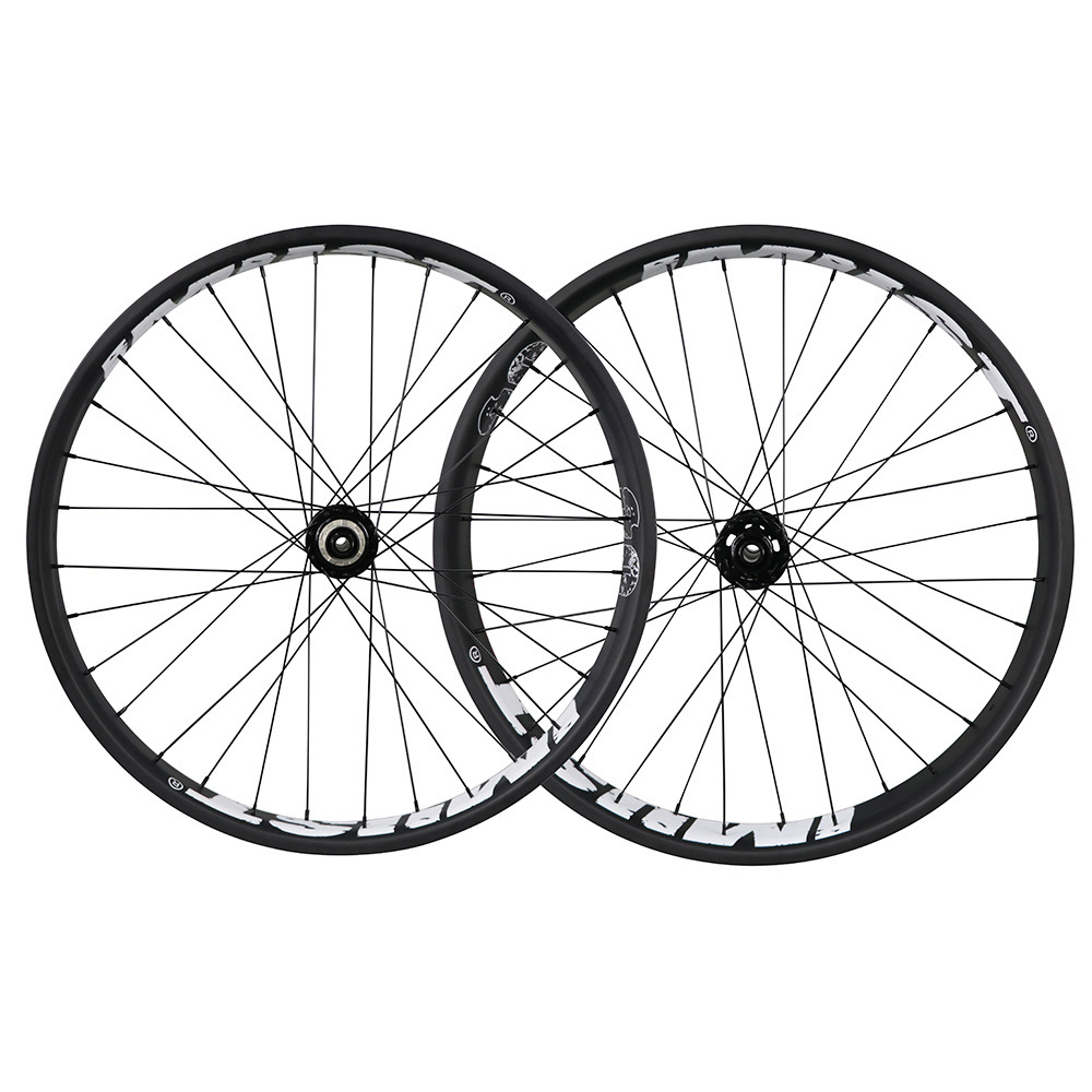 fat bike 26 with 4.8inch fat tire 90mm clincher tubeless ready rims carbon fat bike wheels